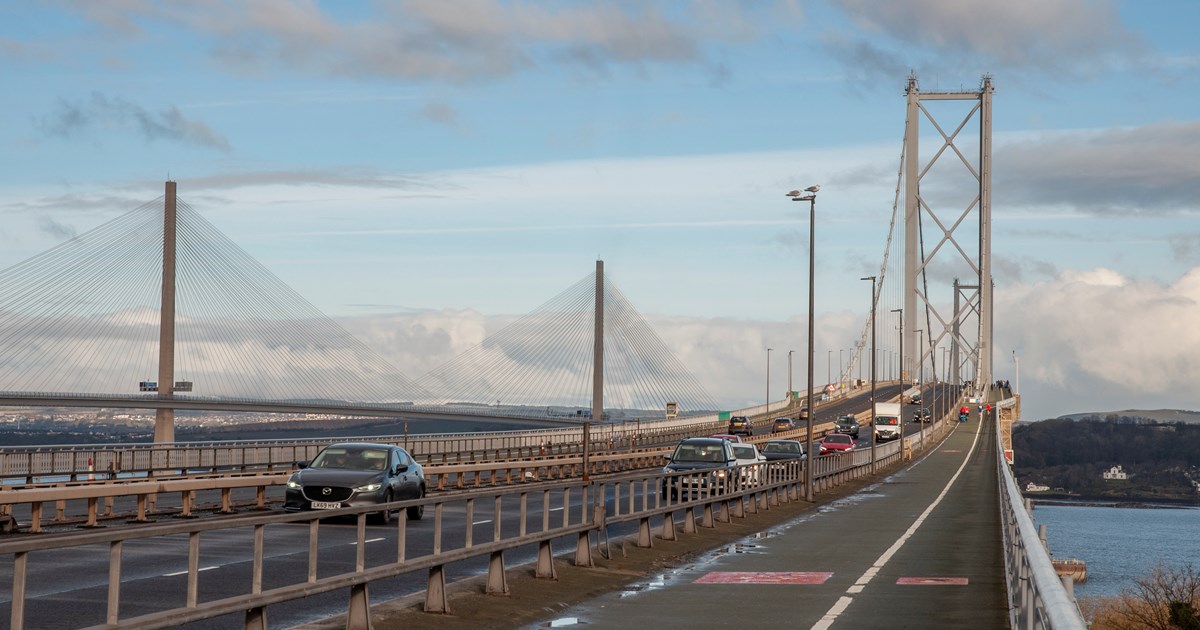 M90 Diversion Trial Via Forth Road Bridge